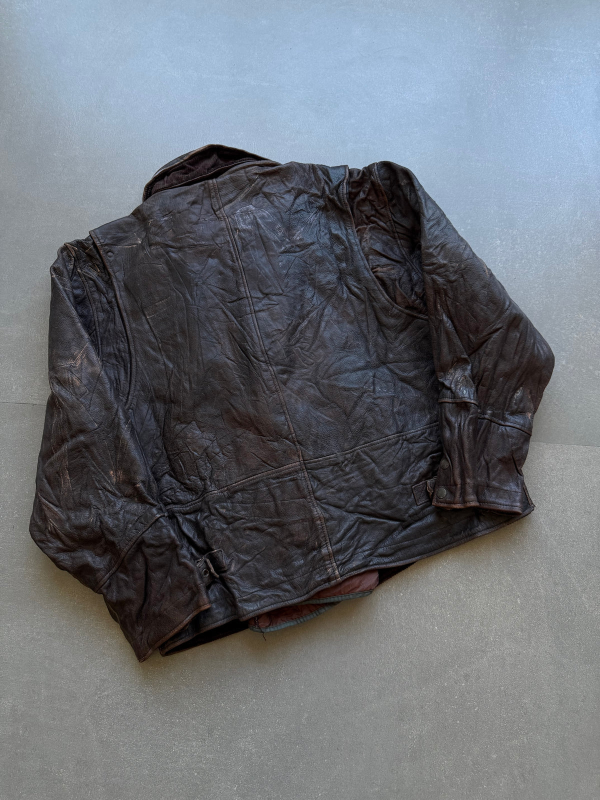 VINTAGE WILSON GENIUNE LEATHER JACKET (Heavyweight)