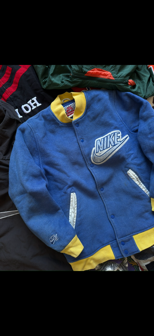VINTAGE RARE N* ke SB X SUPR*ME VARSITY JACKET