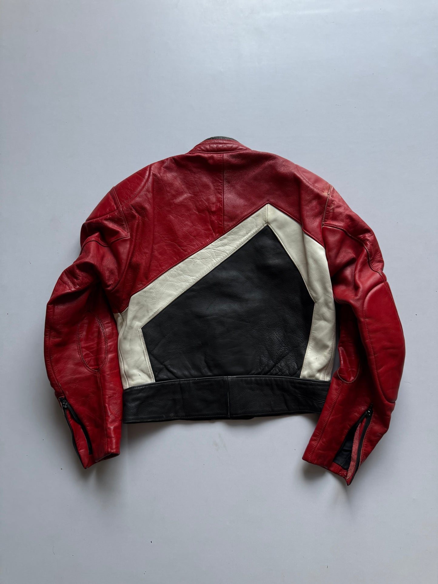 VINTAGE DIABOLO LEATHER RACING JACKET