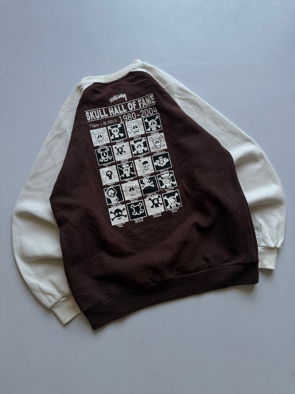 VINTAGE STUSSY SKULL FOREVER SWEATSHIRT