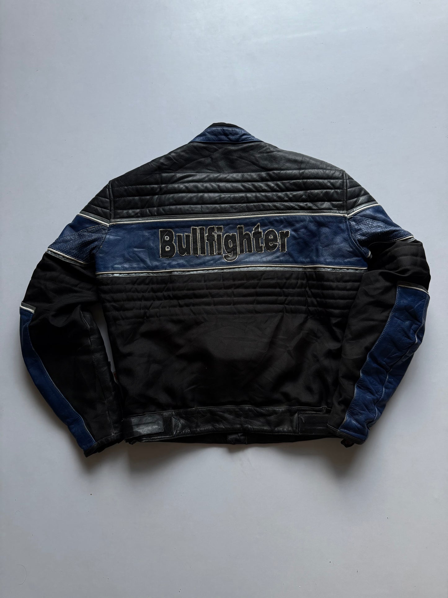 VINTAGE LEATHER BULLFIGHTER RACING JACKET
(Safety pads)