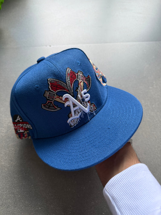OAKLAND EMBROIDERED FITTED CAP