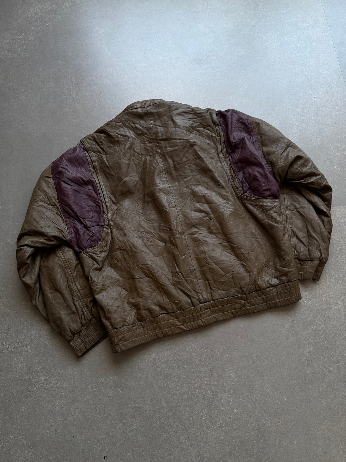 VINTAGE NORTHERN LIGHTS LEATHER JACKET