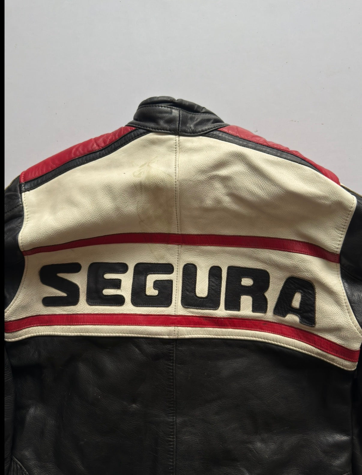 VINTAGE SEGURA DUCATI CORSE LEATHER RACING JACKET