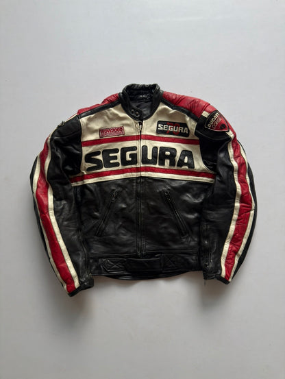 VINTAGE SEGURA DUCATI CORSE LEATHER RACING JACKET
