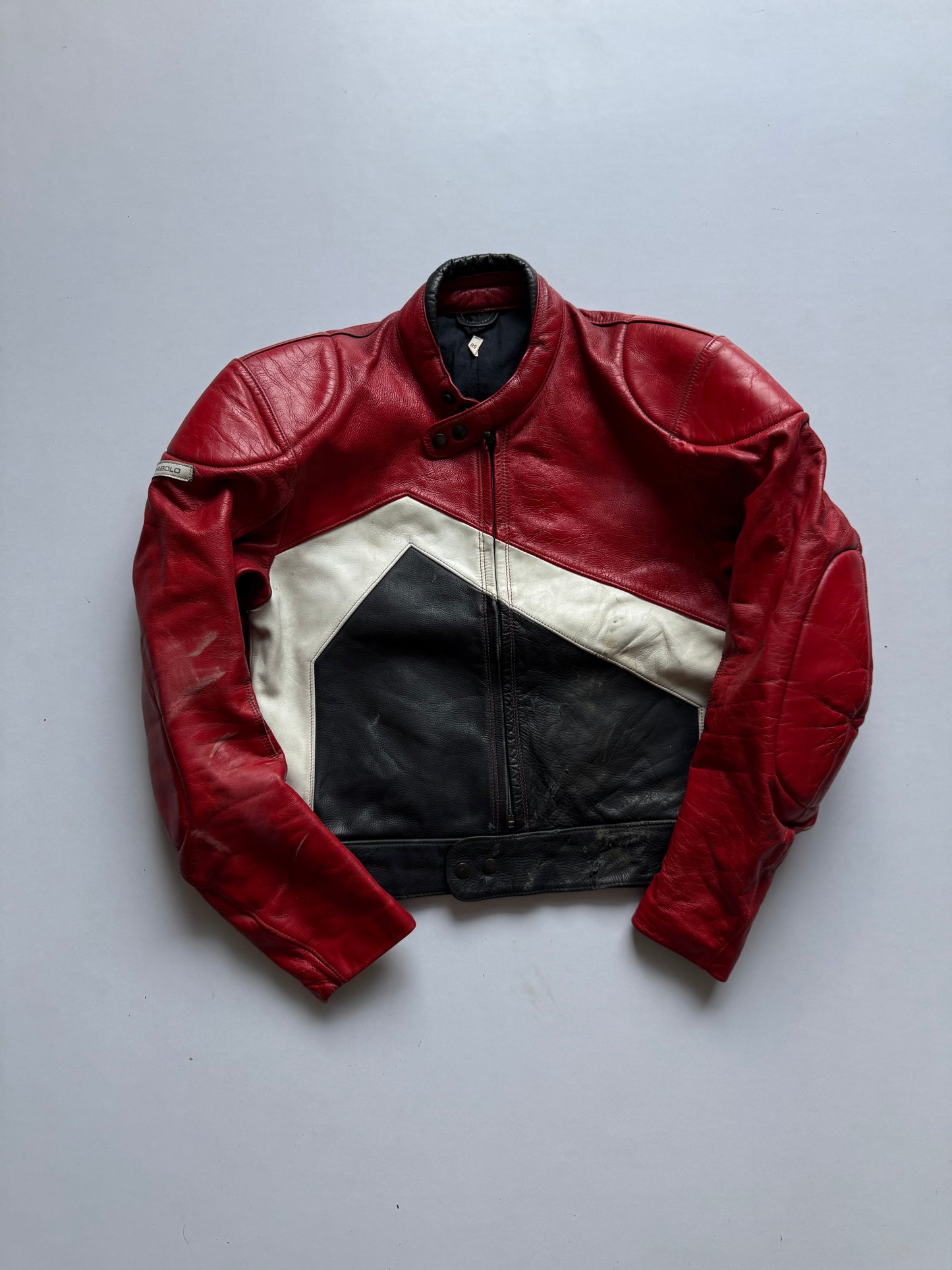 VINTAGE DIABOLO LEATHER RACING JACKET