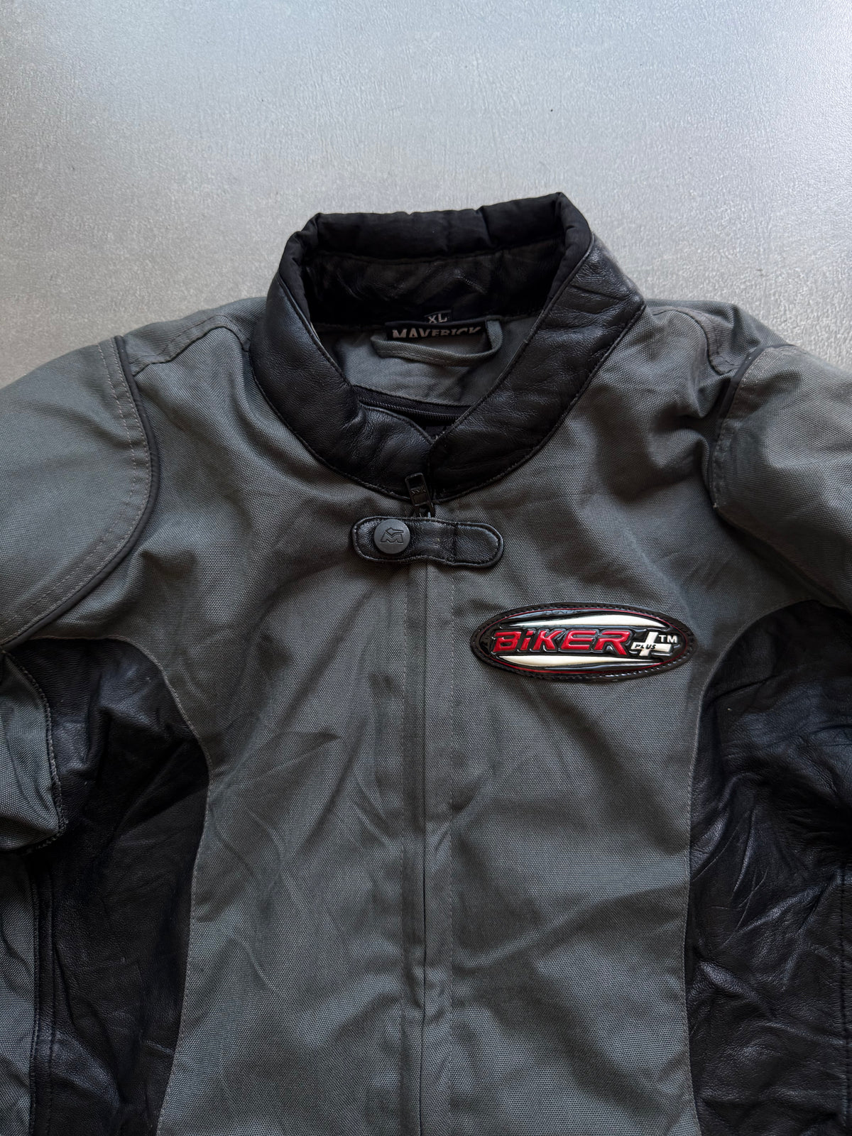VINTAGE BIKER PLUS JACKET (safety pads)