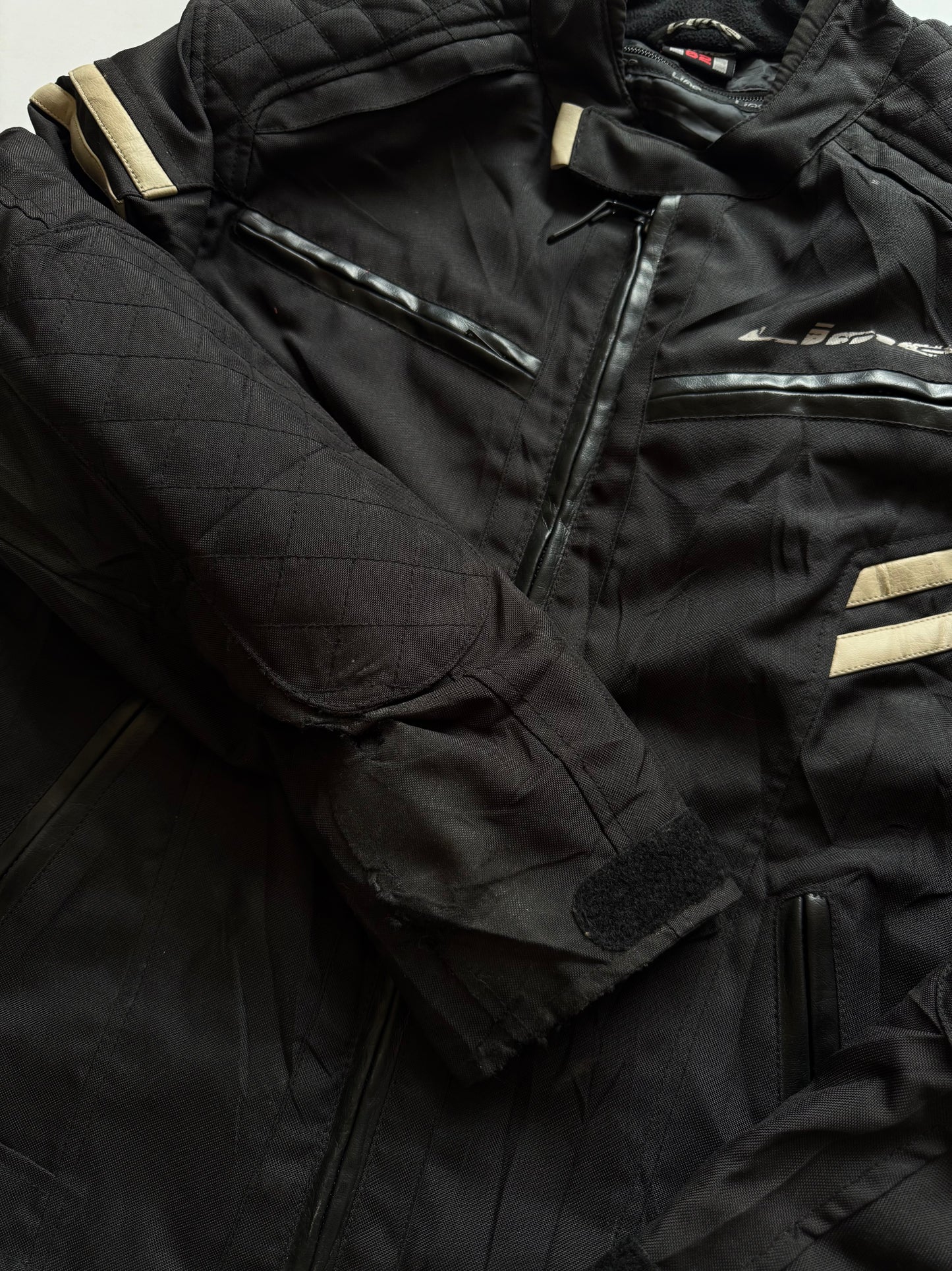 VINTAGE LIME RACING JACKET (shoulder safety pad)