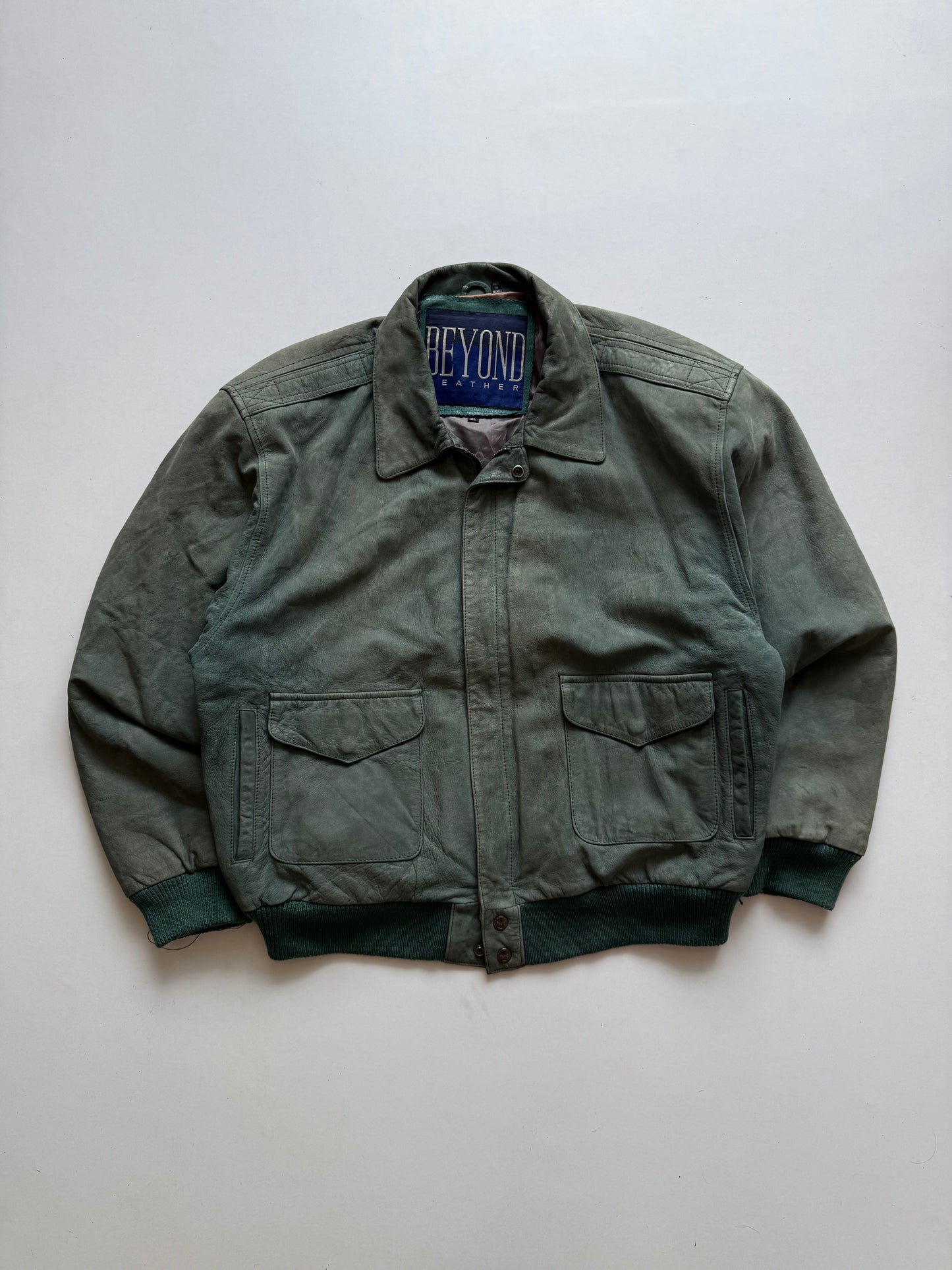 VINTAGE BEYOND SUEDE LEATHER JACKET