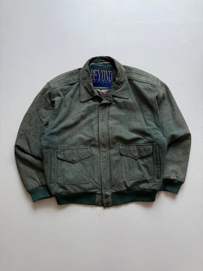 VINTAGE BEYOND SUEDE LEATHER JACKET
