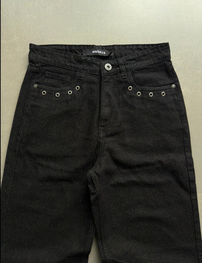 JET BLACK RAW DENIM