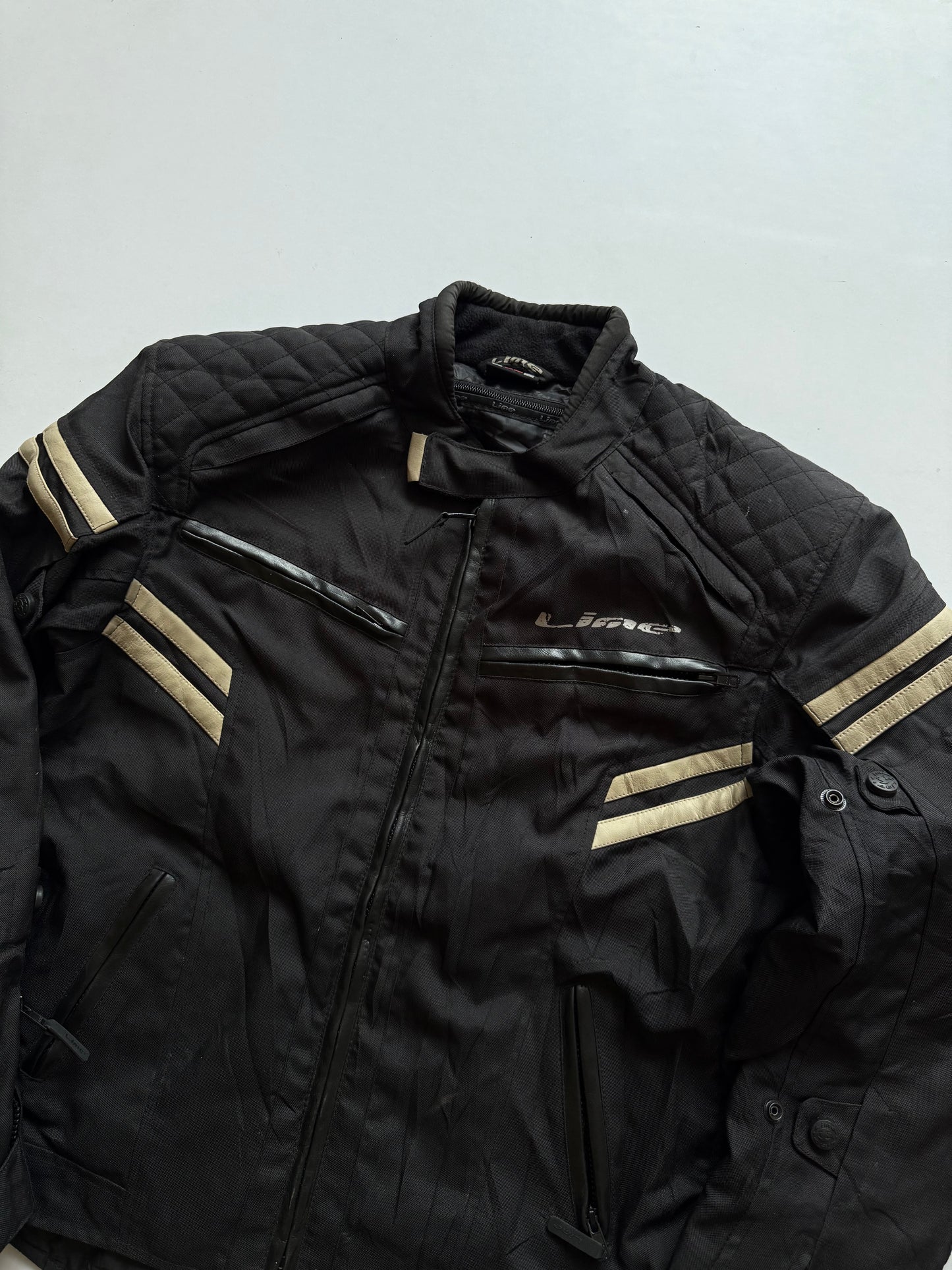 VINTAGE LIME RACING JACKET (shoulder safety pad)