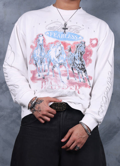 ELLC STUDIO VINTAGE INSPIRED FEARLESS TEE