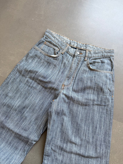 VINTAGE WASHED DESIGNER BAGGY DENIM