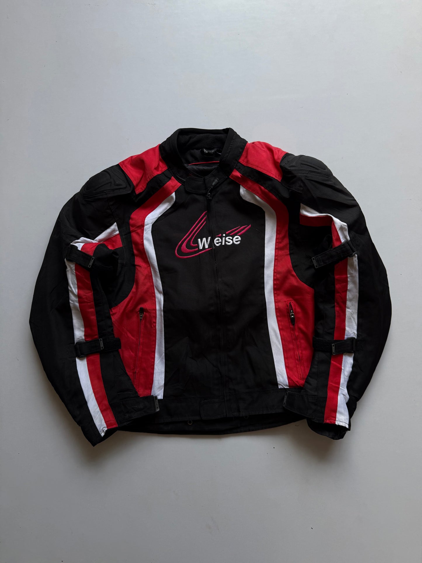 VINTAGE WEISE RACING JACKET 
(Rare find) (safety pads)