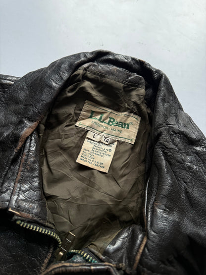 VINTAGE LL BEAN LEATHER JACKET