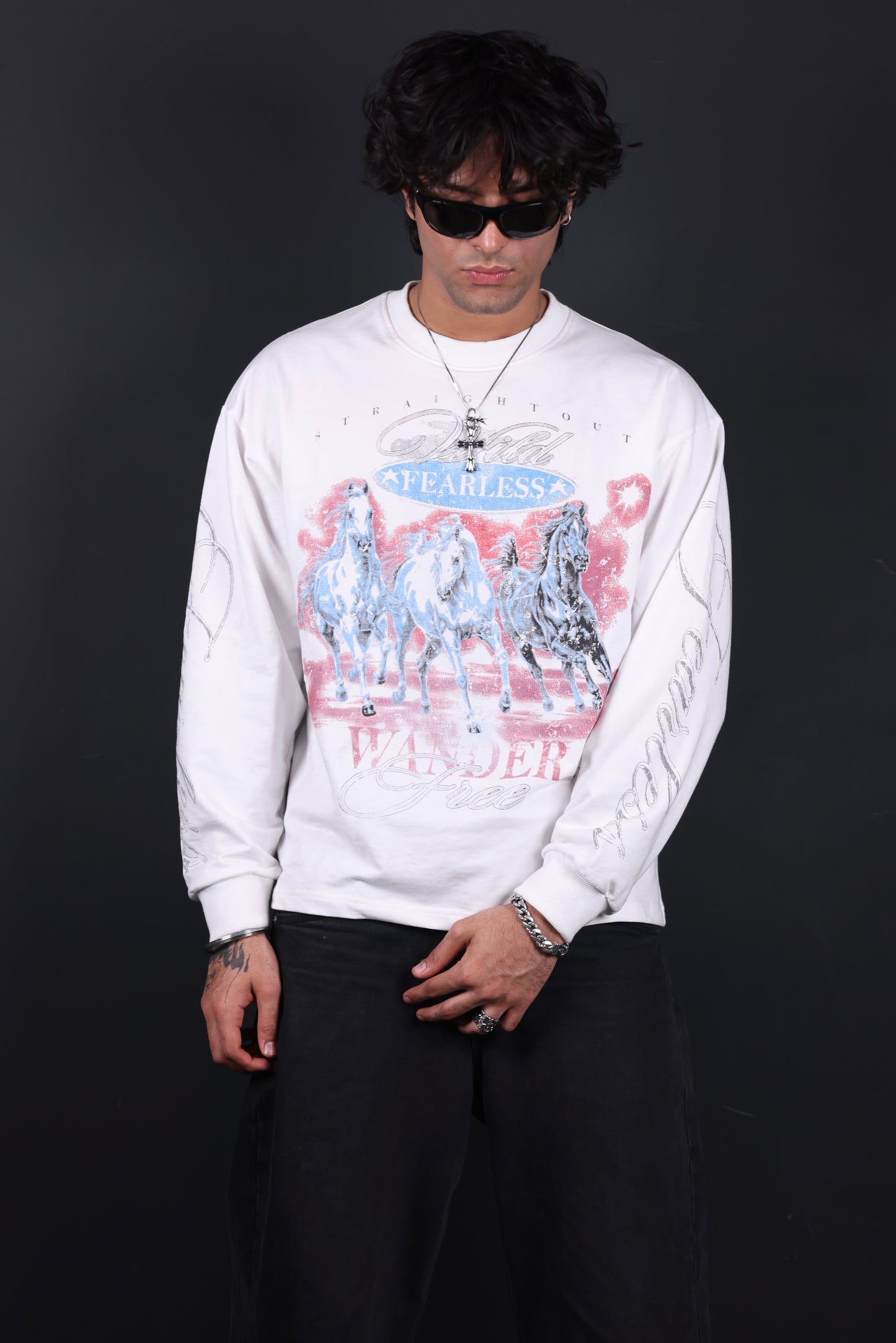 ELLC STUDIO VINTAGE INSPIRED FEARLESS TEE