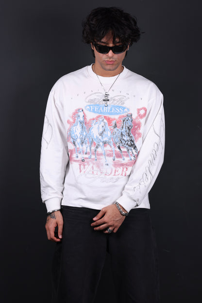 ELLC STUDIO VINTAGE INSPIRED FEARLESS TEE