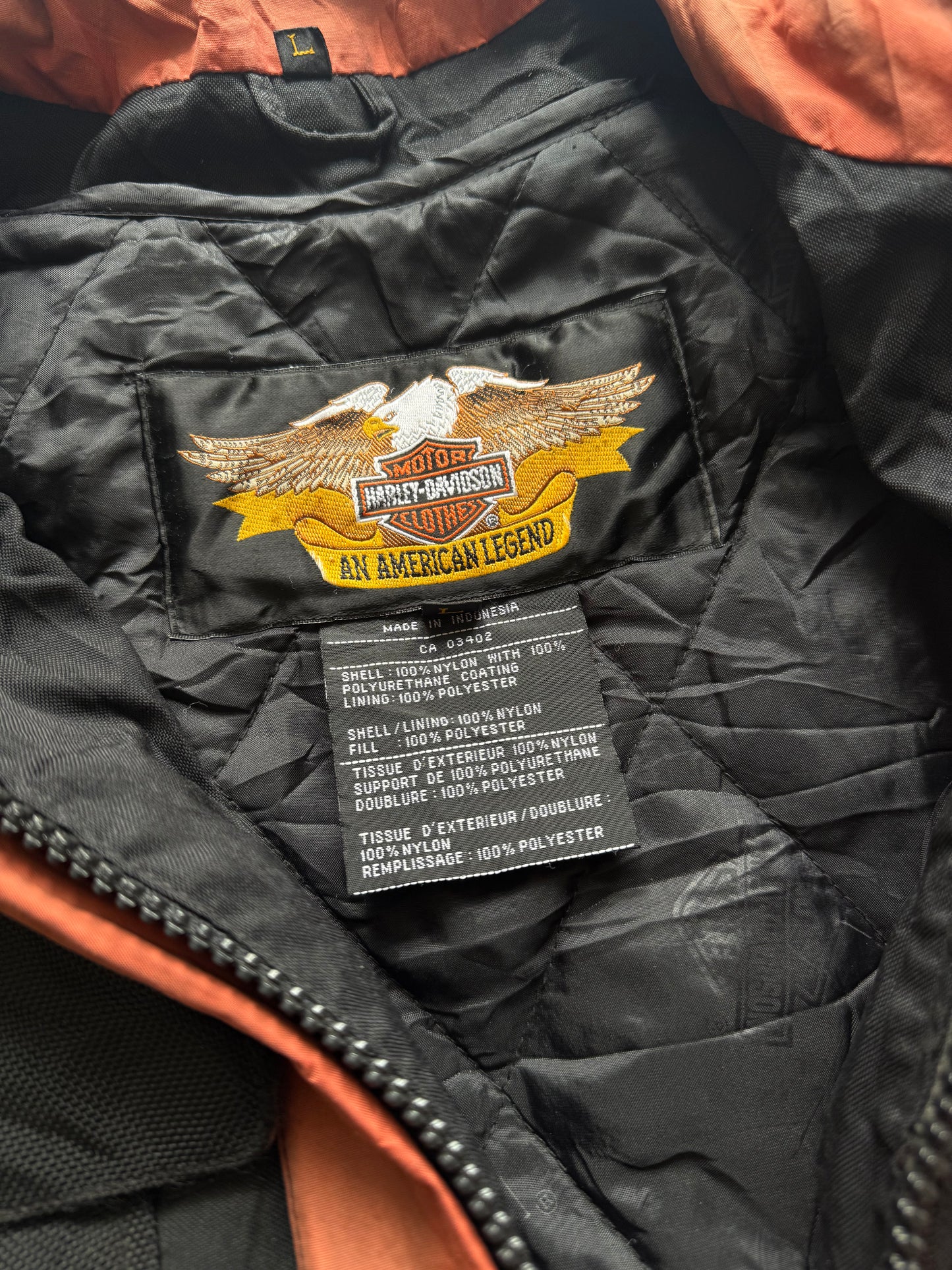 VINTAGE RARE 90’s HARLEY DAVIDSON RACING JACKET 
(Rare find)