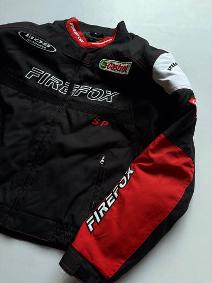 VINTAGE FIREFOX RACING JACKET 
(Rare find) (Safety pads)