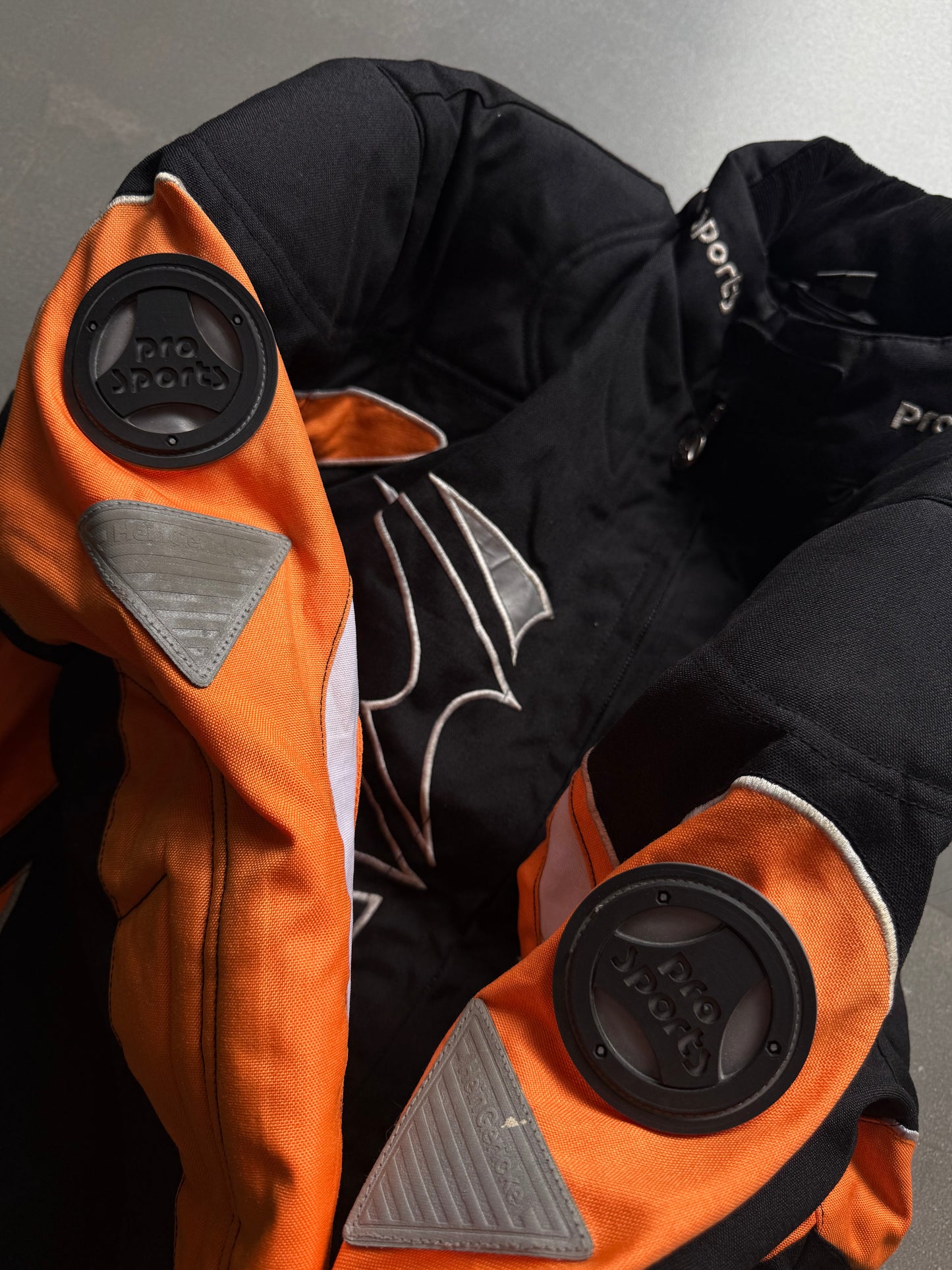 VINTAGE HEIN GERICKE PRO SPORTS RACING JACKET (safety pads)