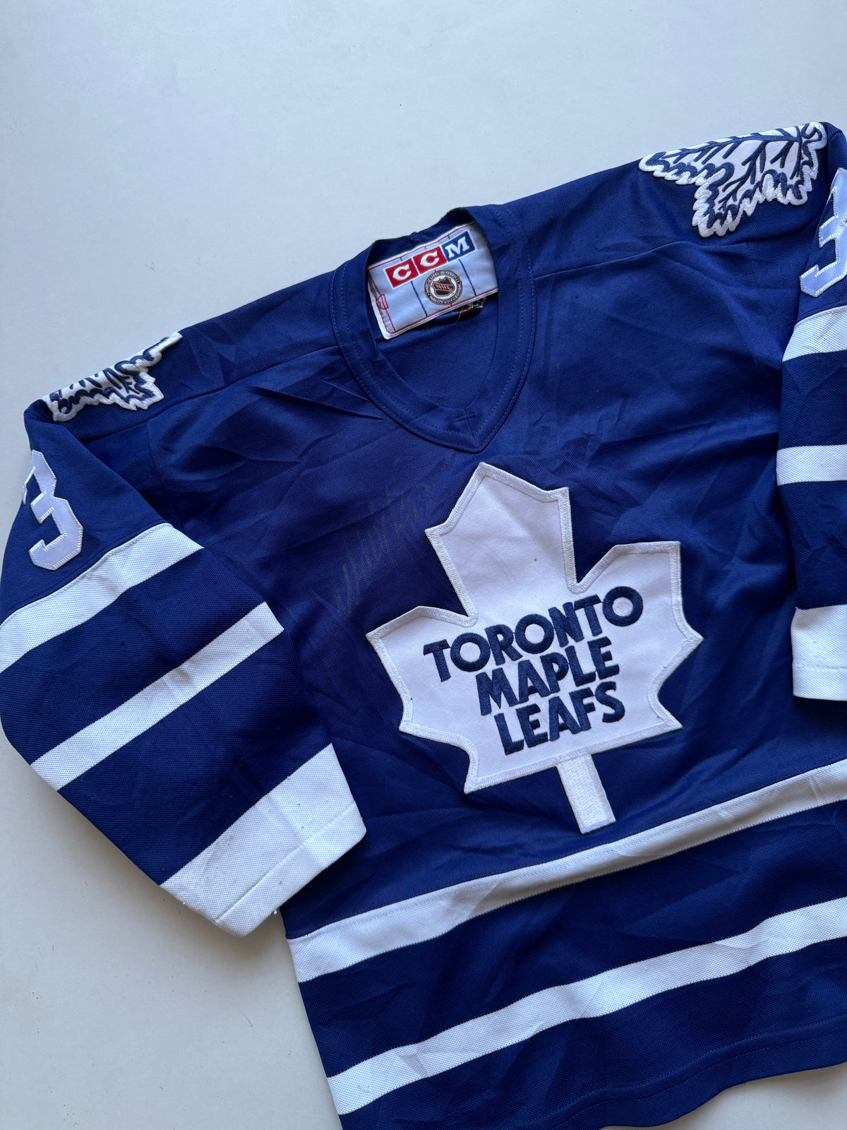 VINTAGE RARE CCM TORONTO MAPLE LEAFS HOCKEY JERSEY
