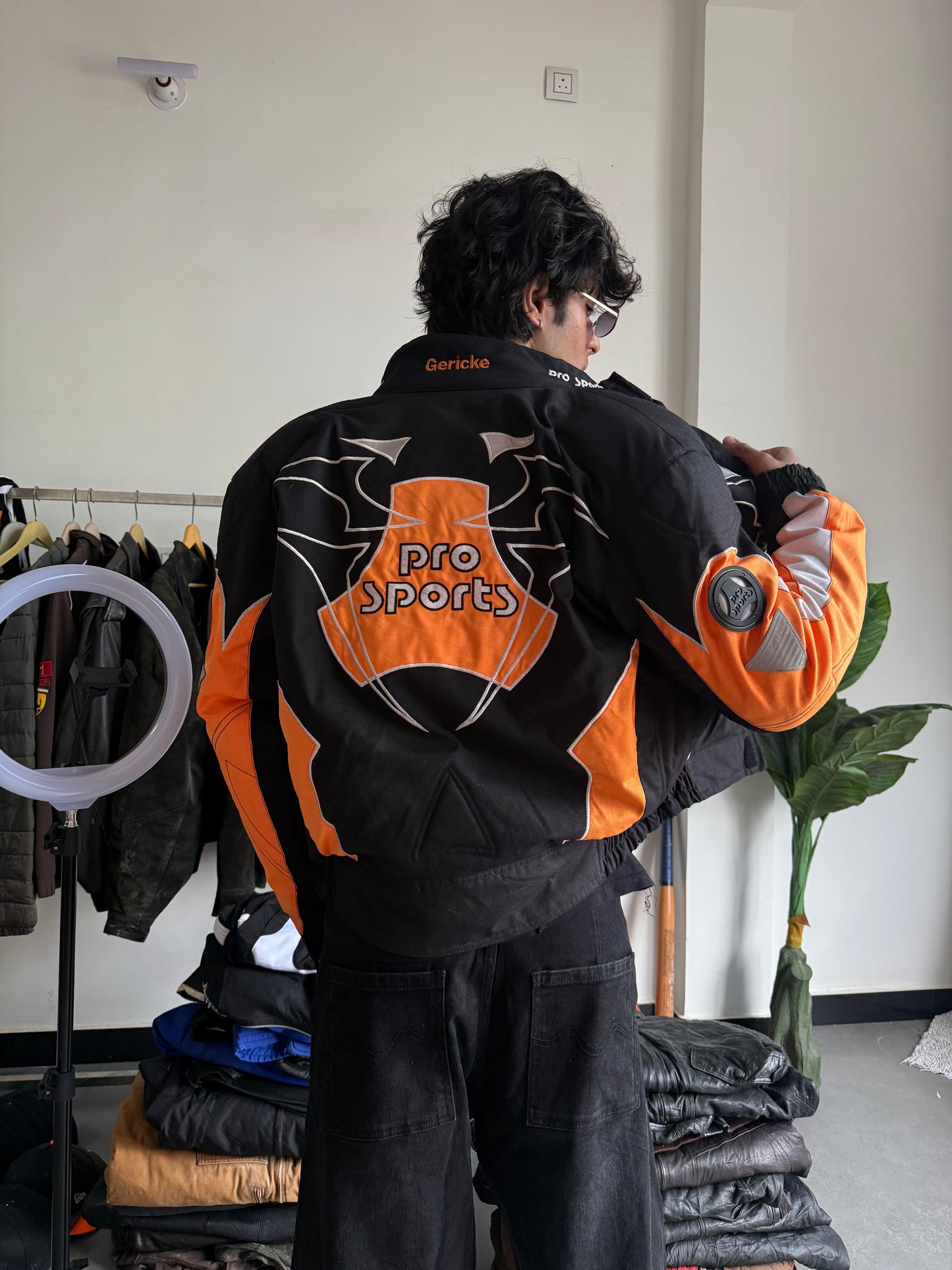 VINTAGE HEIN GERICKE PRO SPORTS RACING JACKET (safety pads)