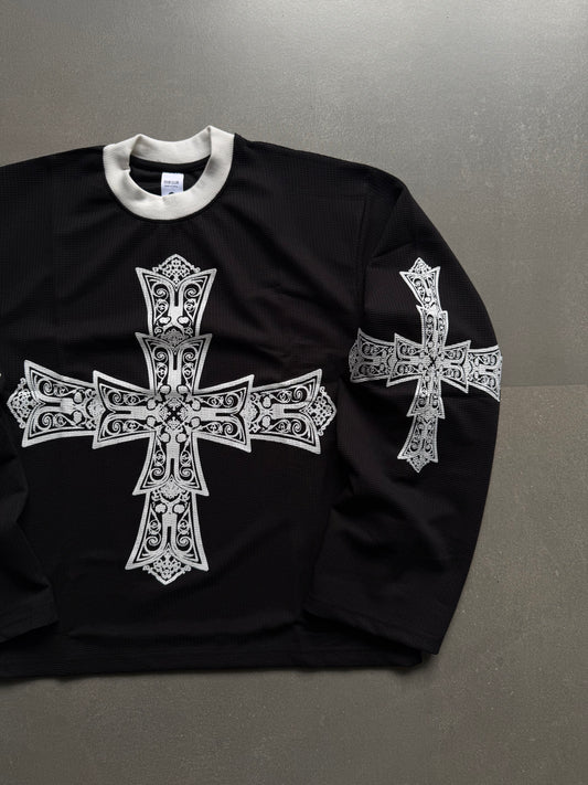 GRAPHIC WAFFLE TEE