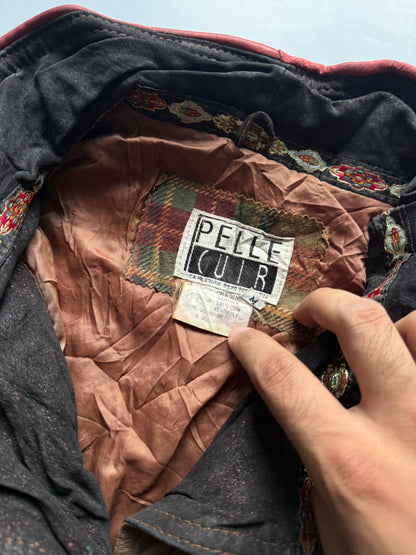 VINTAGE PELLE CUIR SUEDE JACKET