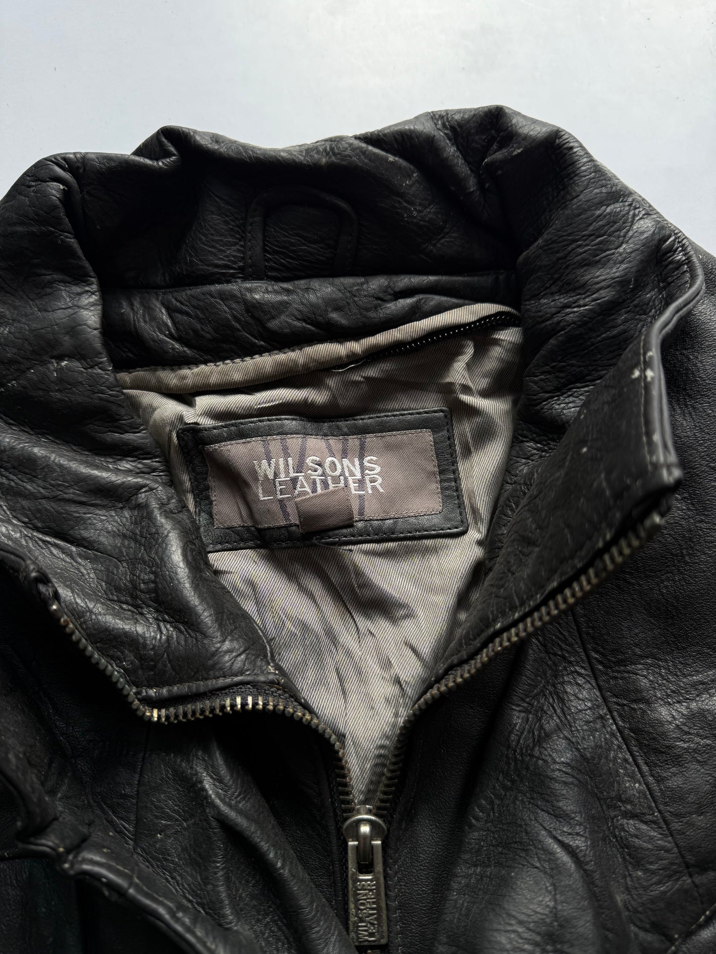 VINTAGE WILSON HEAVYWEIGHT LEATHER JACKET