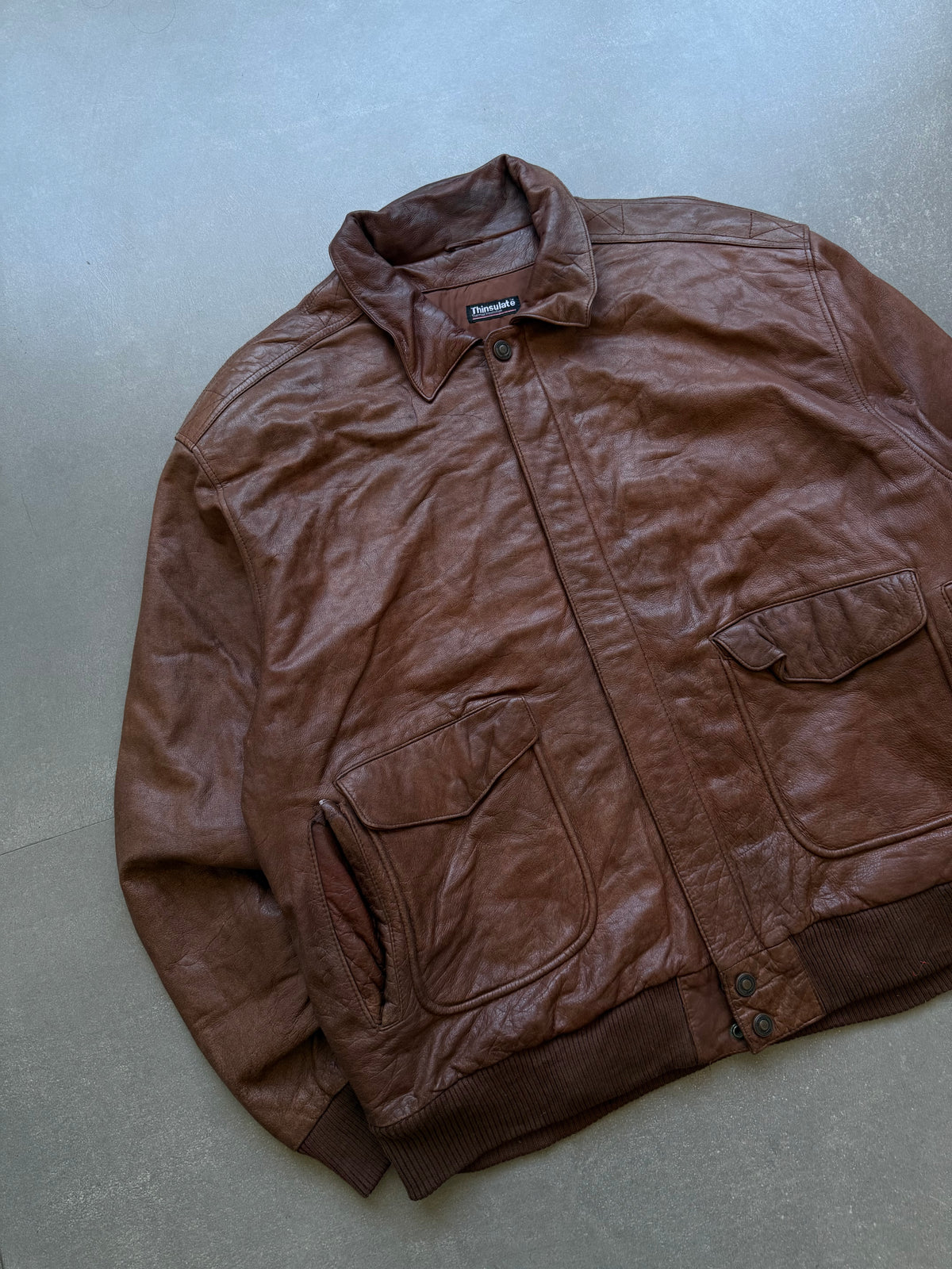 VINTAGE ADVENTURE BOUND LEATHER JACKET