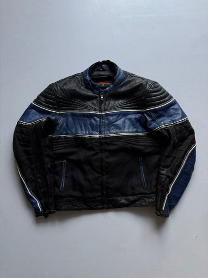 VINTAGE LEATHER BULLFIGHTER RACING JACKET 
(Safety pads)