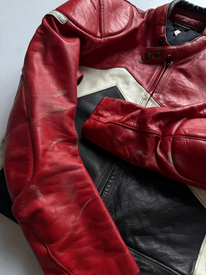 VINTAGE DIABOLO LEATHER RACING JACKET