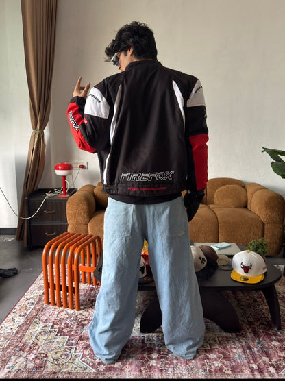 VINTAGE FIREFOX RACING JACKET 
(Rare find) (Safety pads)