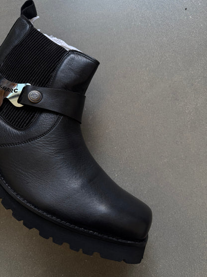 VINTAGE STYLE HARNESS GENIUNE LEATHER BOOTS