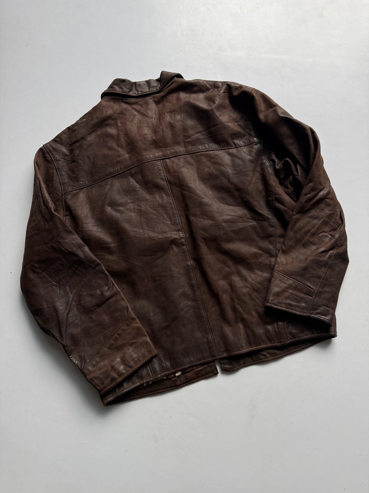 VINTAGE HERVET SERGE LEATHER JACKET