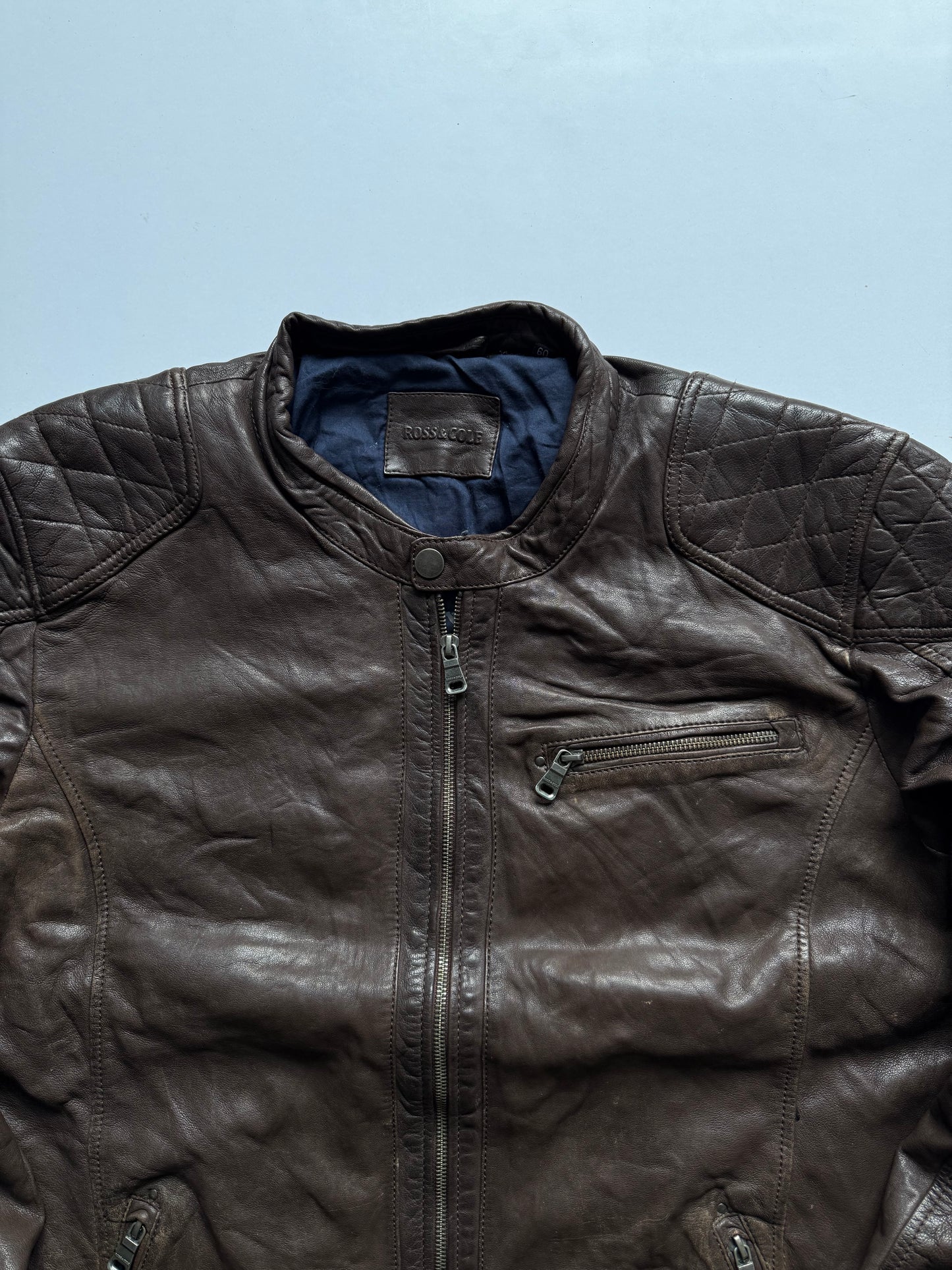 VINTAGE ROSE & COLE LEATHER JACKET