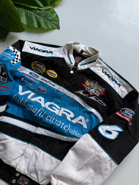 VINTAGE MARK MARTIN NASCAR FORD GATORADE CHASE AUTHENTICS JACKET 
(Rare find)