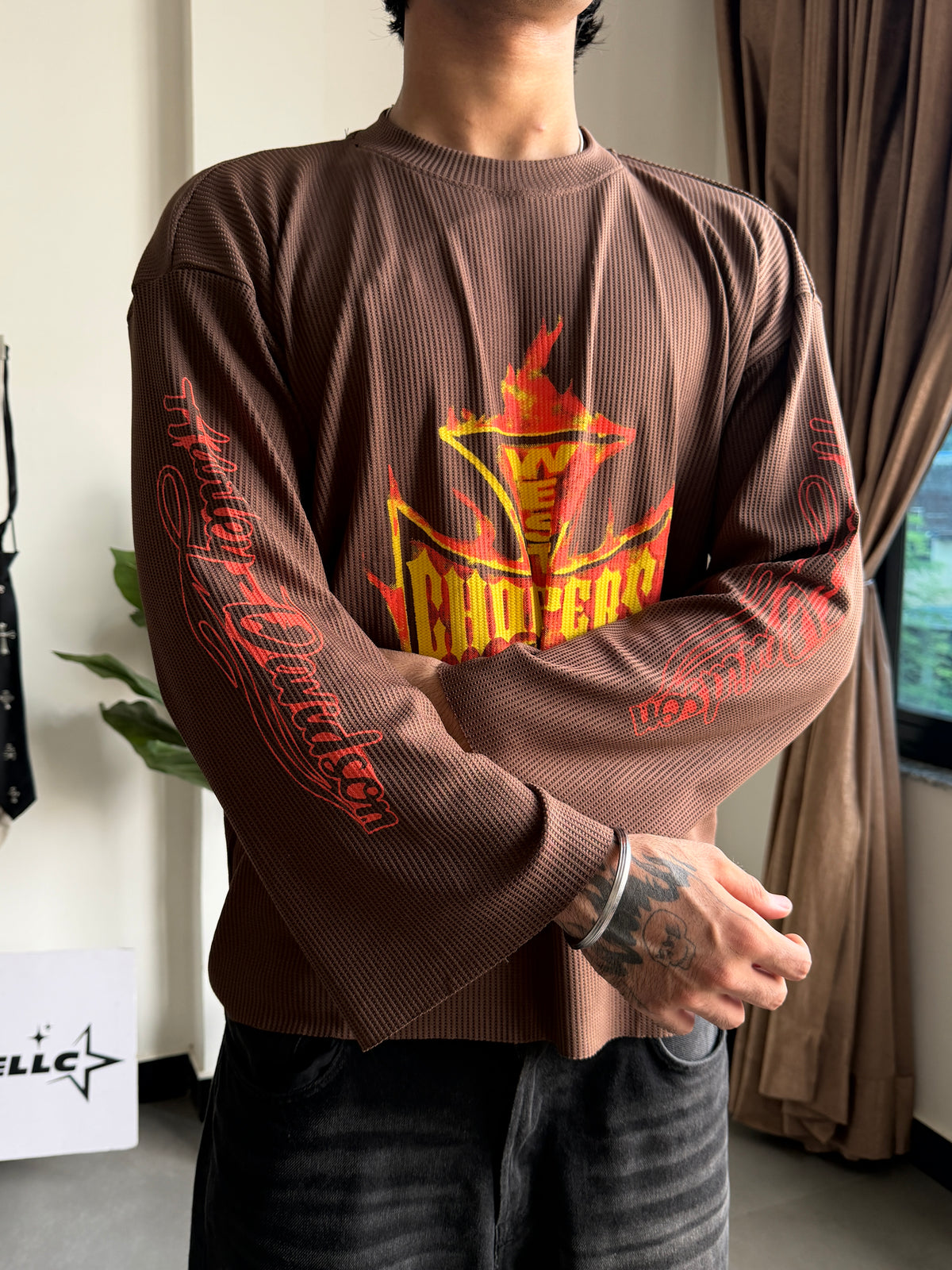 CHOPPERS WAFFLE TEE