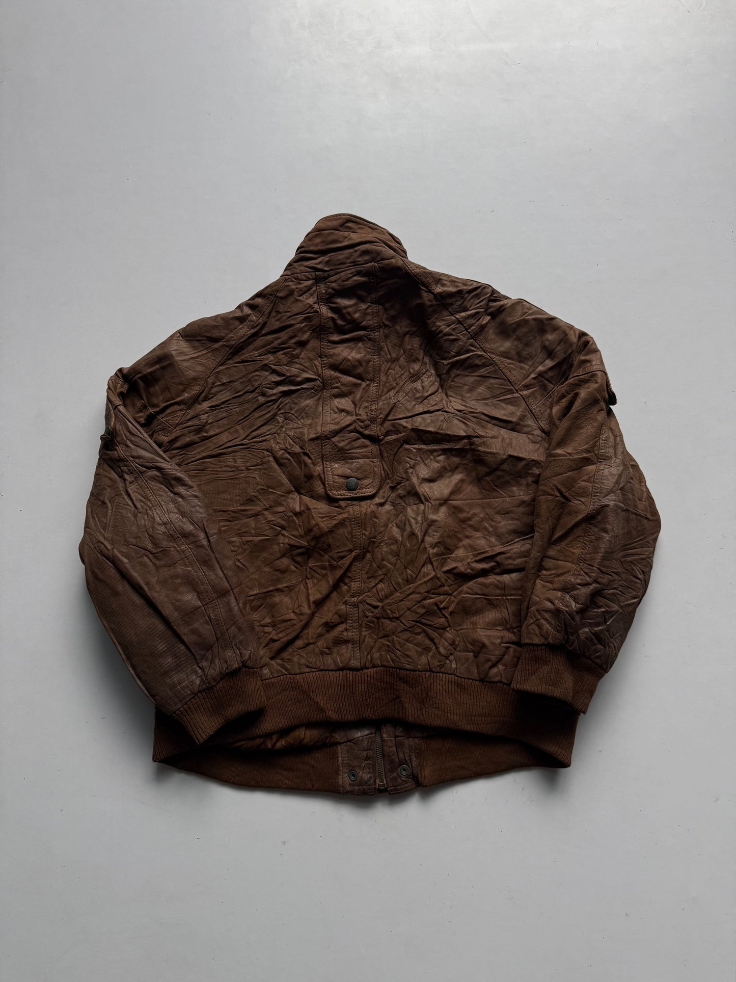 VINTAGE IZZI HEAVYWEIGHT LEATHER JACKET