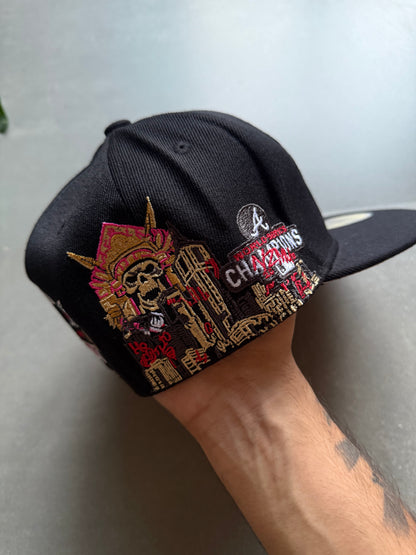ANGELS EMBROIDERED FITTED CAP