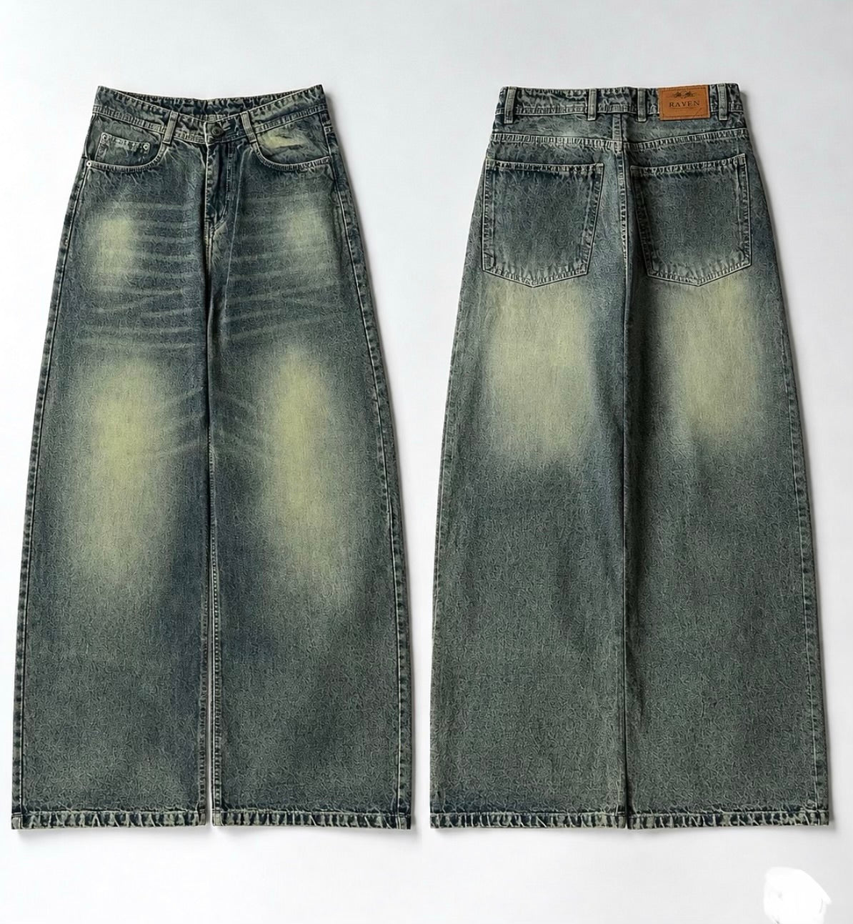 VINTAGE WASHED BAGGY DENIM