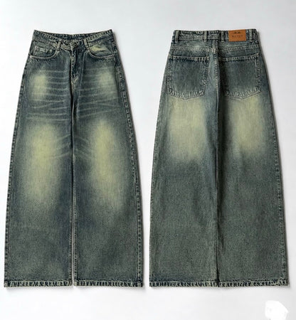 VINTAGE WASHED BAGGY DENIM