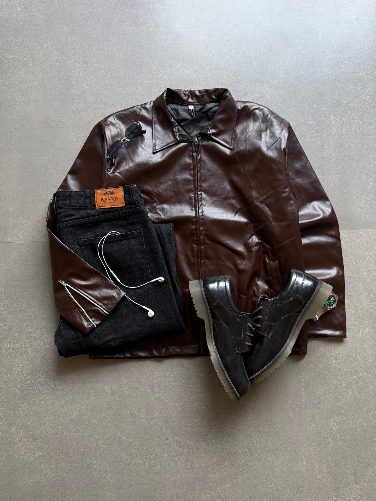 LEATHER JACKET (PU LEATHER)