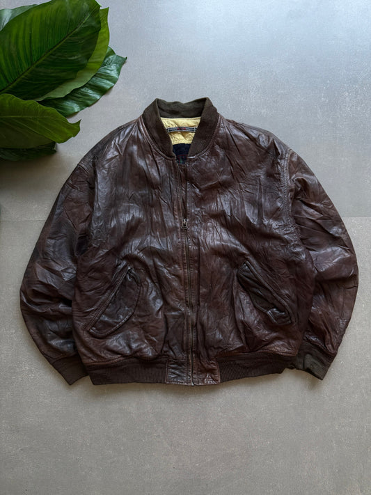 VINTAGE HMPD LEATHER JACKET