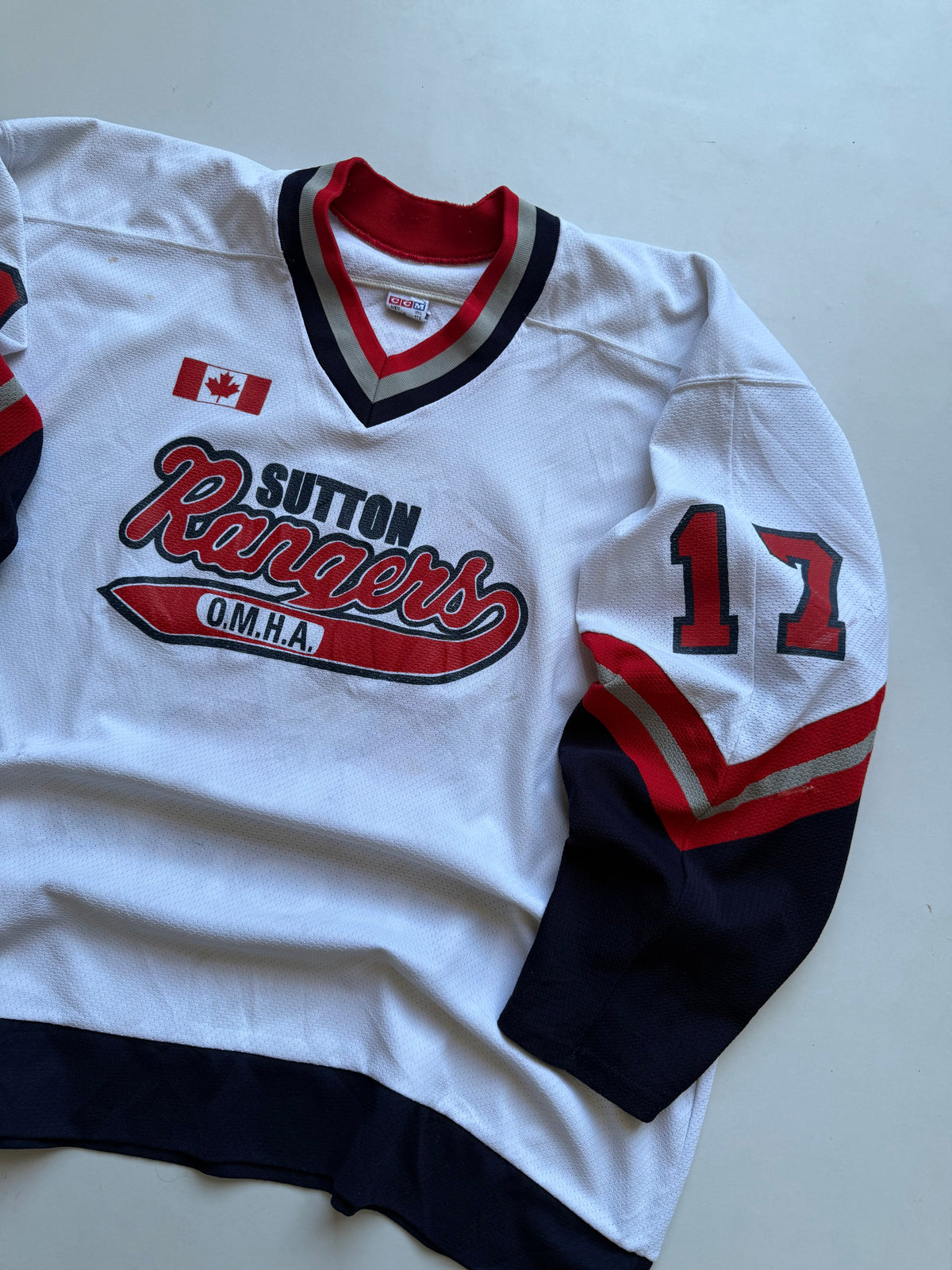 VINTAGE CCM SUTTON HOCKEY JERSEY