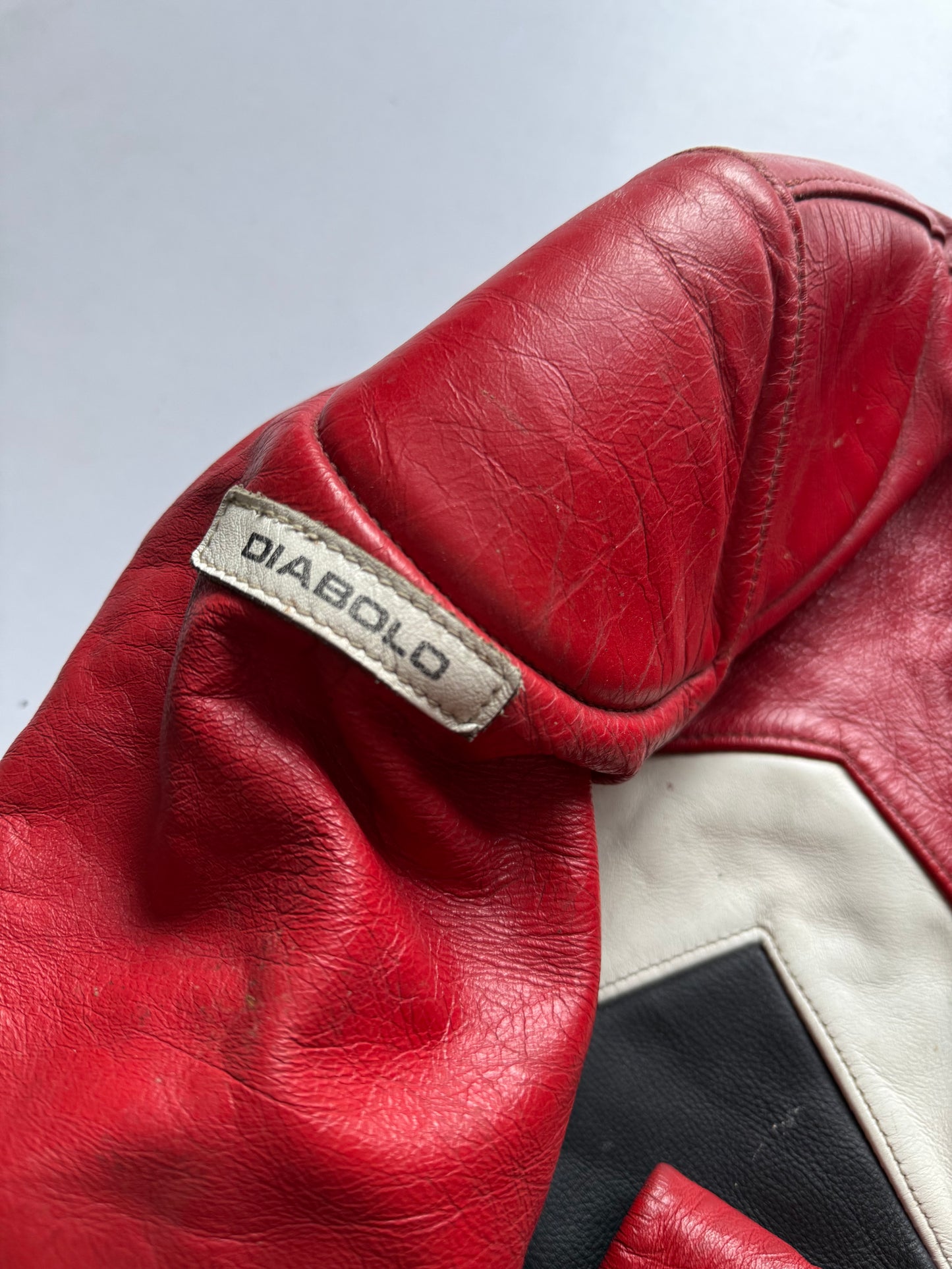 VINTAGE DIABOLO LEATHER RACING JACKET