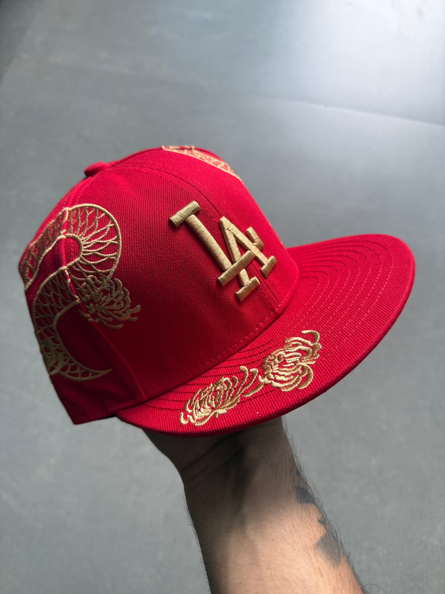 CUSTOMISED LA FITTED CAP