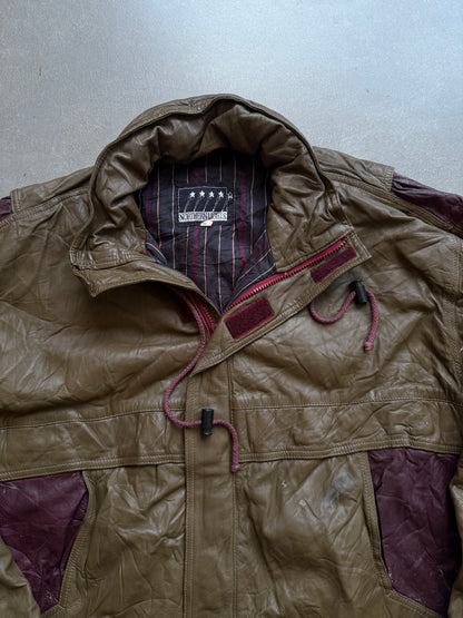 VINTAGE NORTHERN LIGHTS LEATHER JACKET