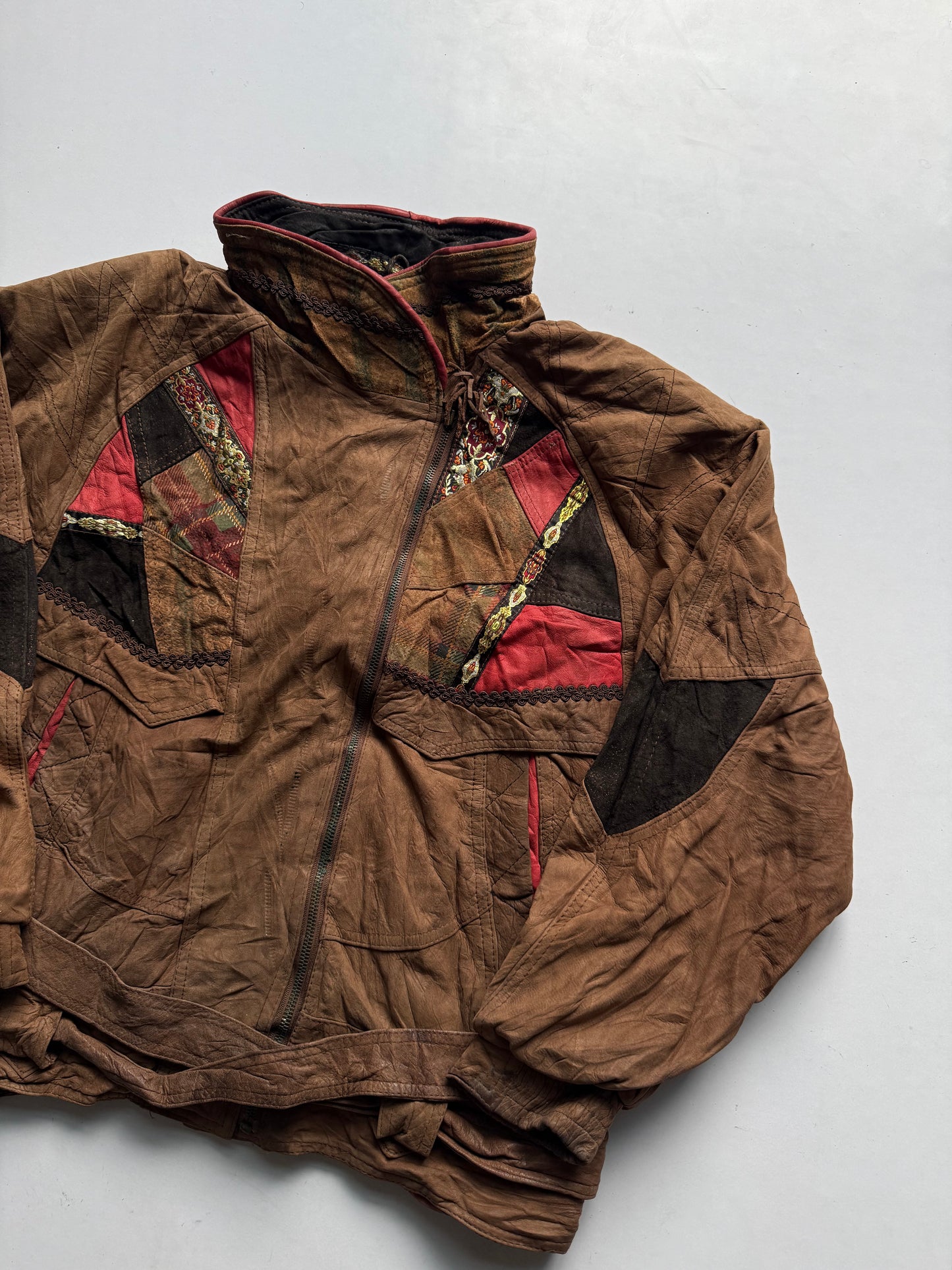 VINTAGE PELLE CUIR SUEDE JACKET